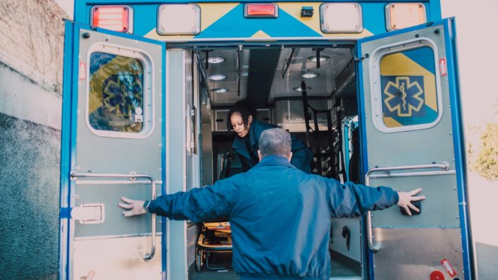 Como é o serviço de ambulância para eventos