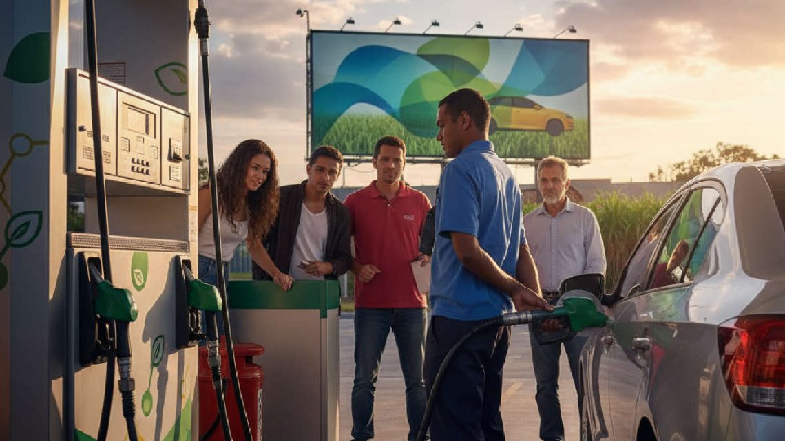 Brasil avança: Mix de etanol na gasolina chega a 32% a partir de quarta-feira
